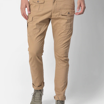 Men Khaki Trousers