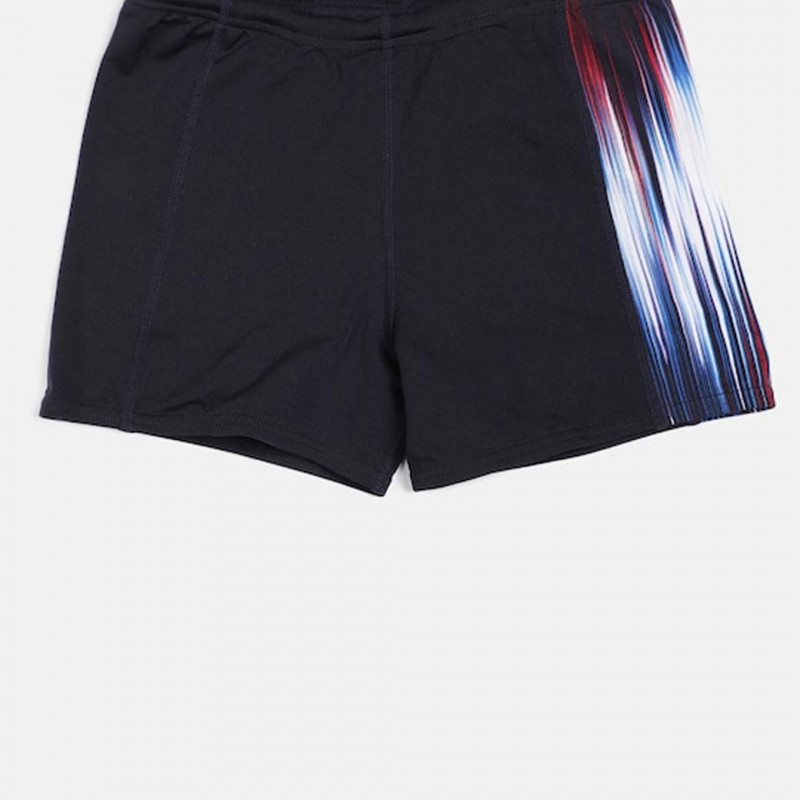 Men Navy Blue Printed Swim Shorts
