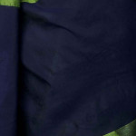 Navy Blue & Blue Silk Cotton Saree