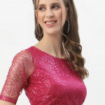 Pink crop regular Top