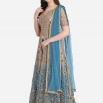 Three-Quarter Sleeves Dress Material