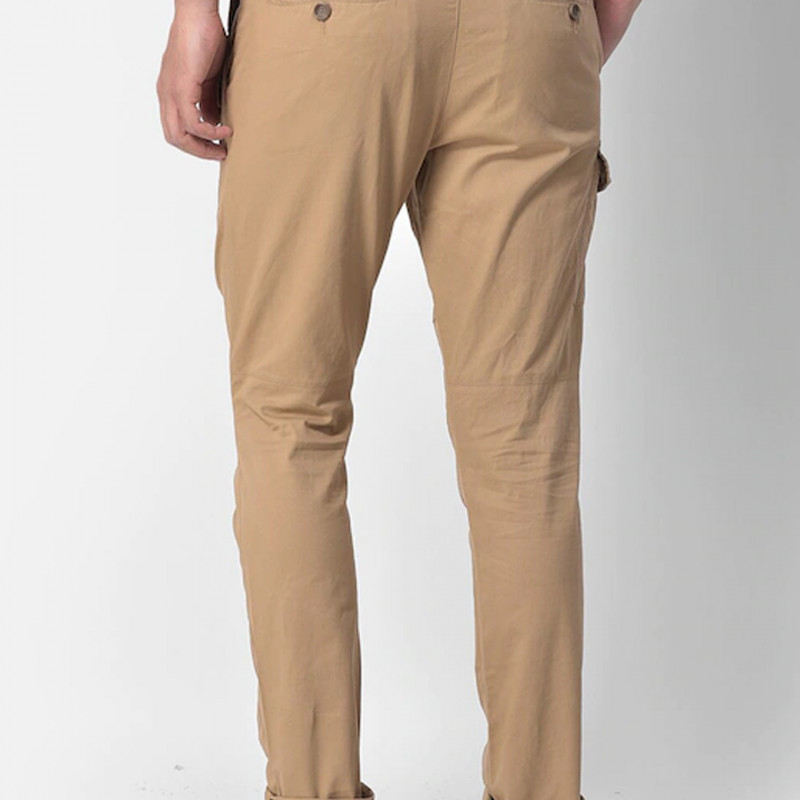 Men Khaki Trousers